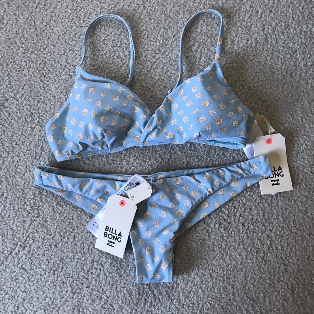 Billabong Light Blue Bikini Set